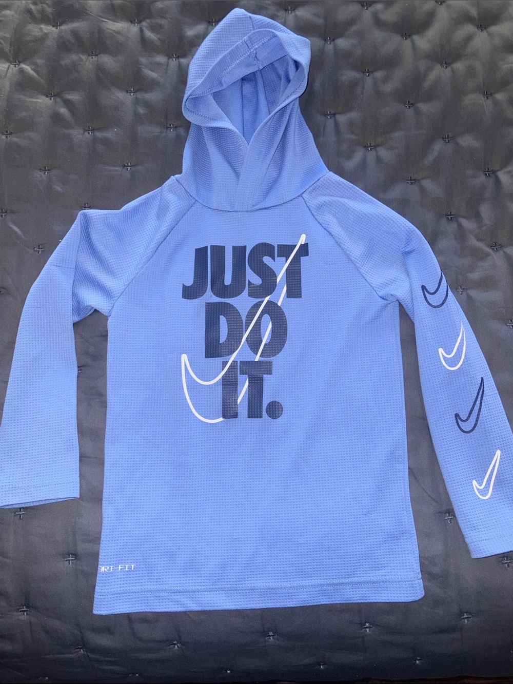 Nike Kids Blue Hooded Tee
